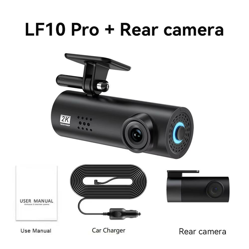 LF10 Front 4K Dashcam Loop Recording and Auto Overwriting Car Video Recorders Time Overprint Video Playback Dash Cams.