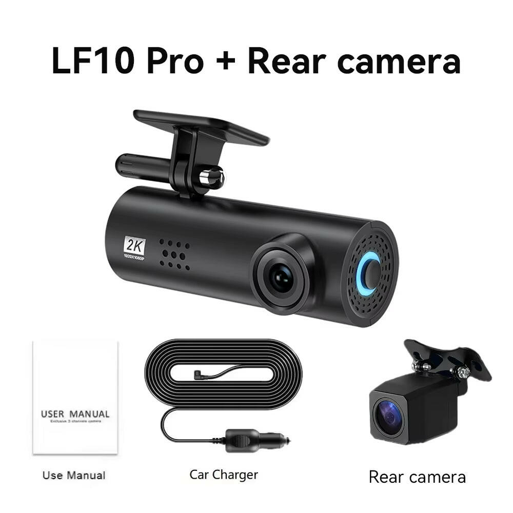 LF10 Front 4K Dashcam Loop Recording and Auto Overwriting Car Video Recorders Time Overprint Video Playback Dash Cams.