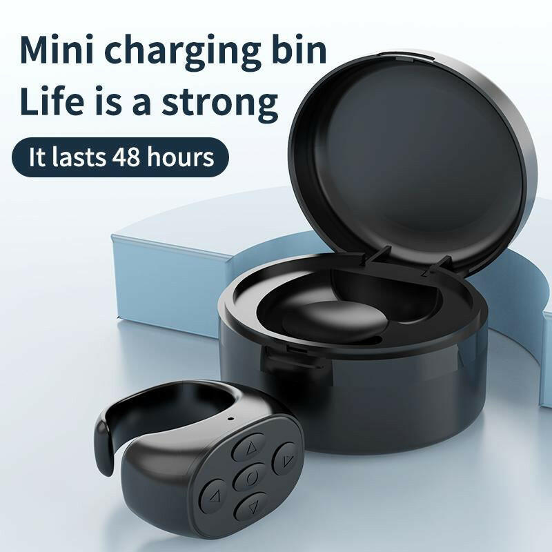 Tiktok Scroll Ring, for Kindle App, Bluetooth Connection, for Iphone Series,Ipad,Android Phones and More Selfie Smartphone Cellphone.