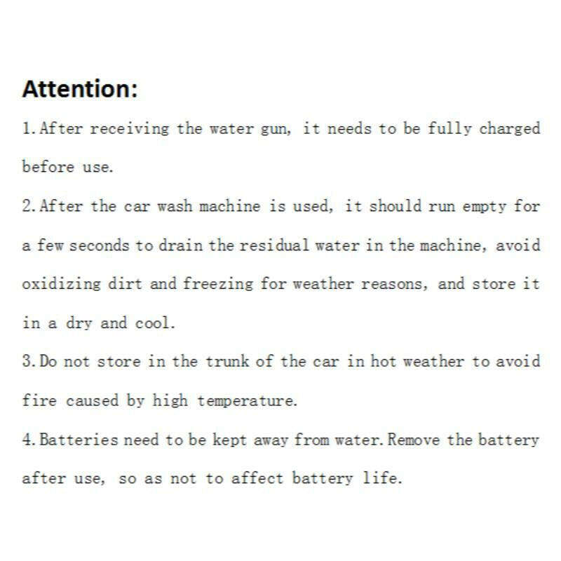 Portable Car Wash Cleaning Machine, Electric Cordless High Pressure Car Wash Gun Washer, High Pressure Car Wash Cleaning Machine, Foam Generator Spray Cleaner Tools for Cleaning Car, Garden, Floors, Car Accessories.