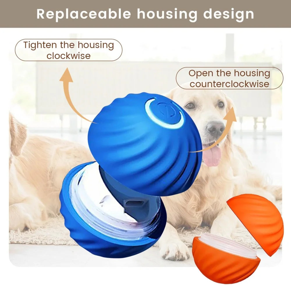 Self Rolling Interactive Dog Toys Ball,Small/Medium/Large Puppy Pet Dog Toys,Motion Activated Toys That Move on its Own