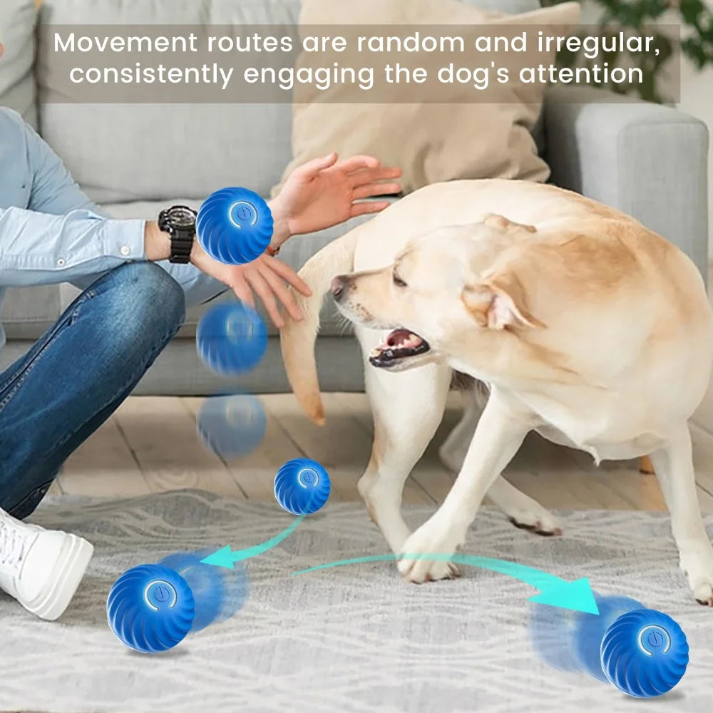 Self Rolling Interactive Dog Toys Ball,Small/Medium/Large Puppy Pet Dog Toys,Motion Activated Toys That Move on its Own