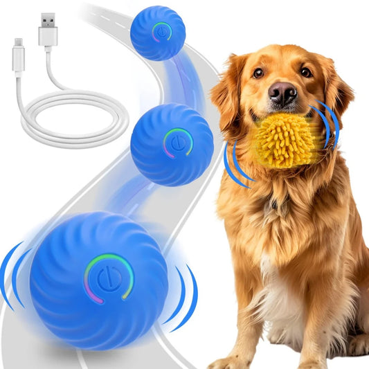 Self Rolling Interactive Dog Toys Ball,Small/Medium/Large Puppy Pet Dog Toys,Motion Activated Toys That Move on its Own