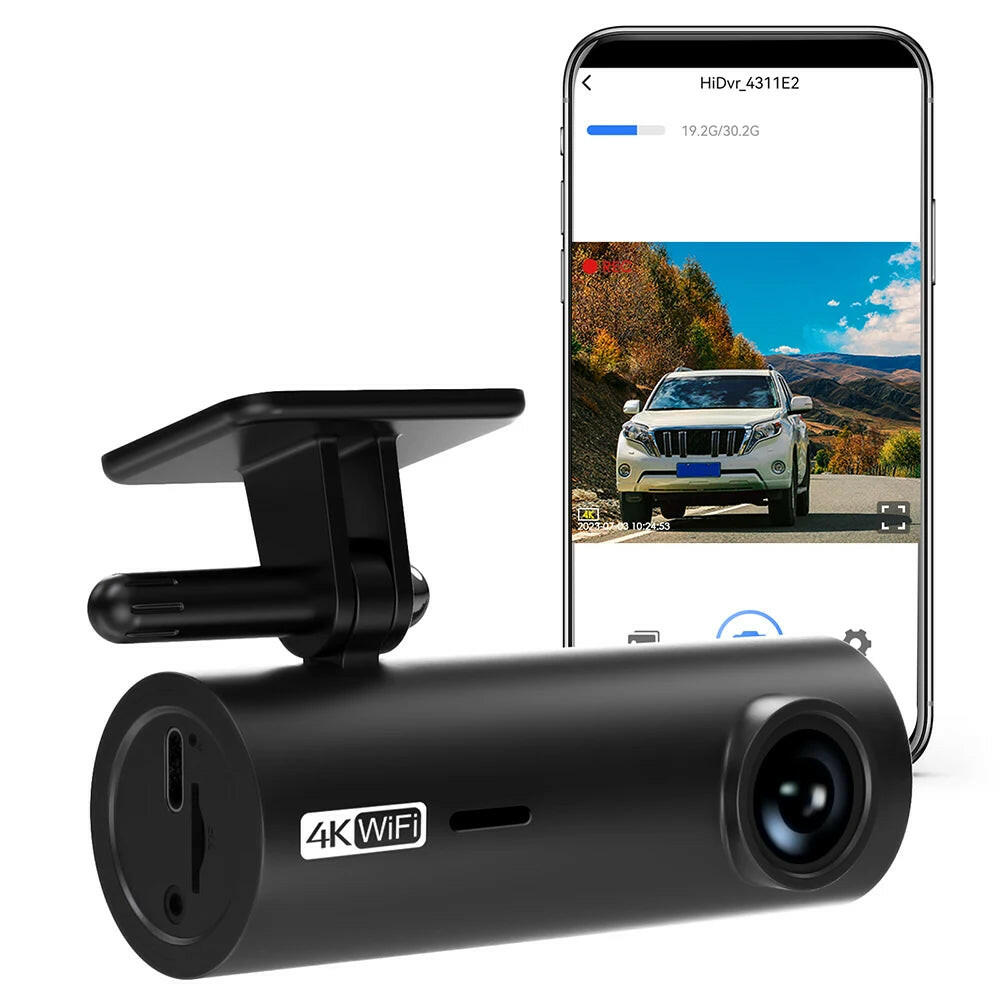 LF10 Front 4K Dashcam Loop Recording and Auto Overwriting Car Video Recorders Time Overprint Video Playback Dash Cams.